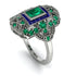Victorian Gold Ring With Emerald - Janice No. 66
