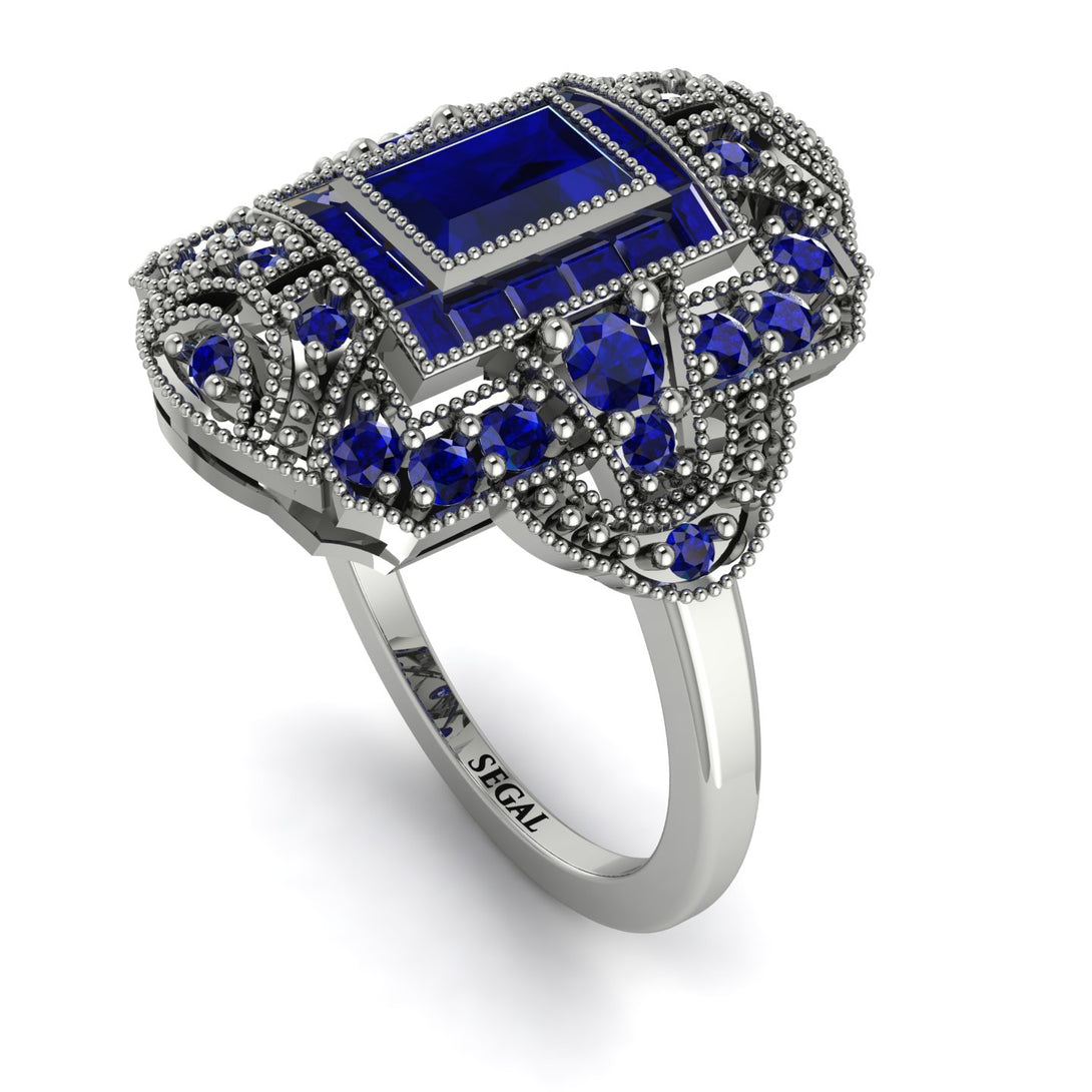 Victorian Gold Ring With Sapphire - Janice No. 75