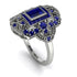 Victorian Gold Ring With Sapphire - Janice No. 75 image 2