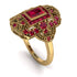Victorian Gold Ring With Ruby - Janice No. 55