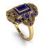 Victorian Gold Ring With Sapphire - Janice No. 73 image 2