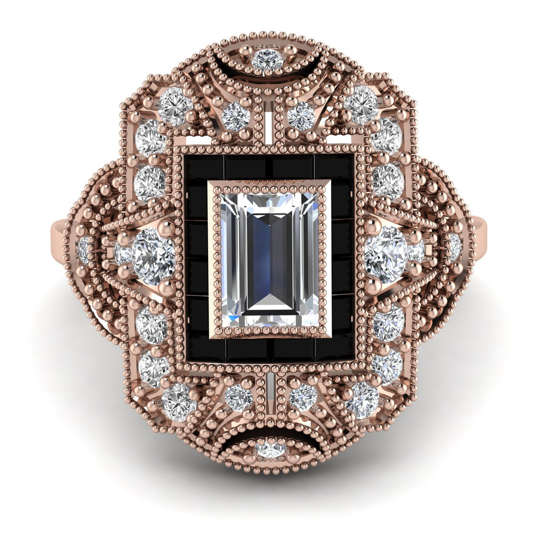 Victorian Gold Ring With Diamond - Janice No. 32