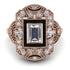 Victorian Gold Ring With Diamond - Janice No. 32
