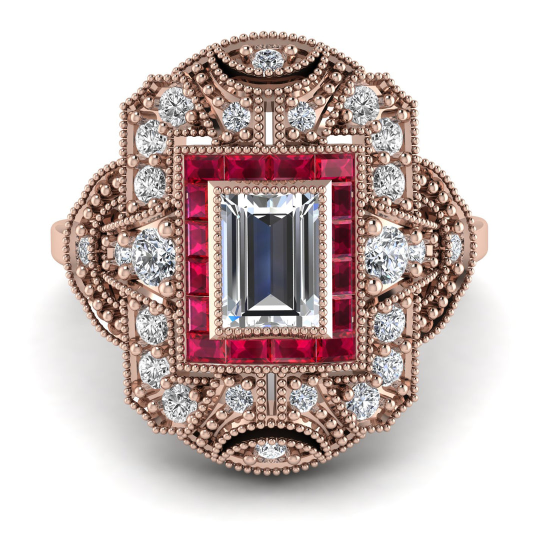 Victorian Gold Ring With Diamond - Janice No. 47
