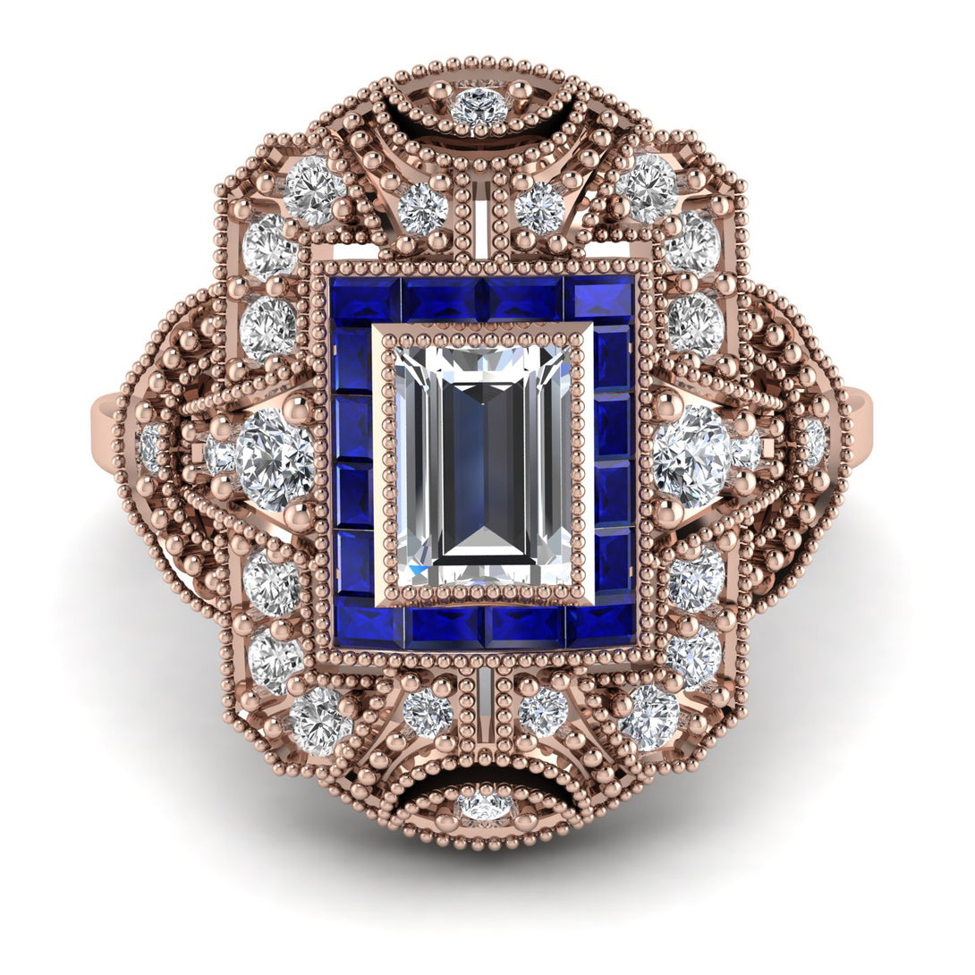 Victorian Gold Ring With Diamond - Janice No. 62