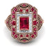 Victorian Gold Ring With Ruby - Janice No. 11