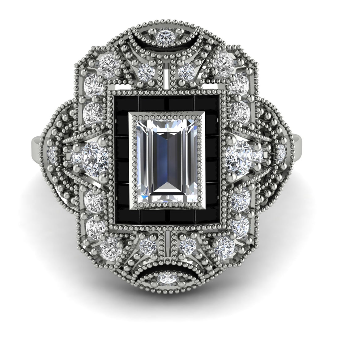 Victorian Gold Ring With Diamond - Janice No. 33