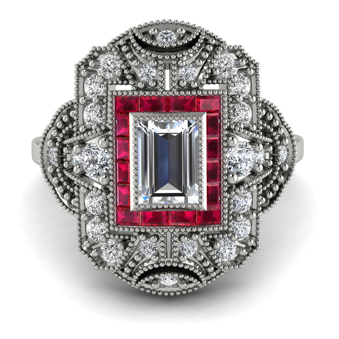 Victorian Gold Ring With Diamond - Janice No. 48