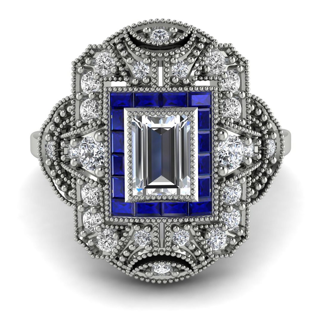Victorian Gold Ring With Diamond - Janice No. 63