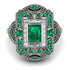 Victorian Gold Ring With Emerald - Janice No. 6 image 2