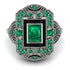 Victorian Gold Ring With Emerald - Janice No. 36