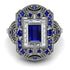 Victorian Gold Ring With Sapphire - Janice No. 15