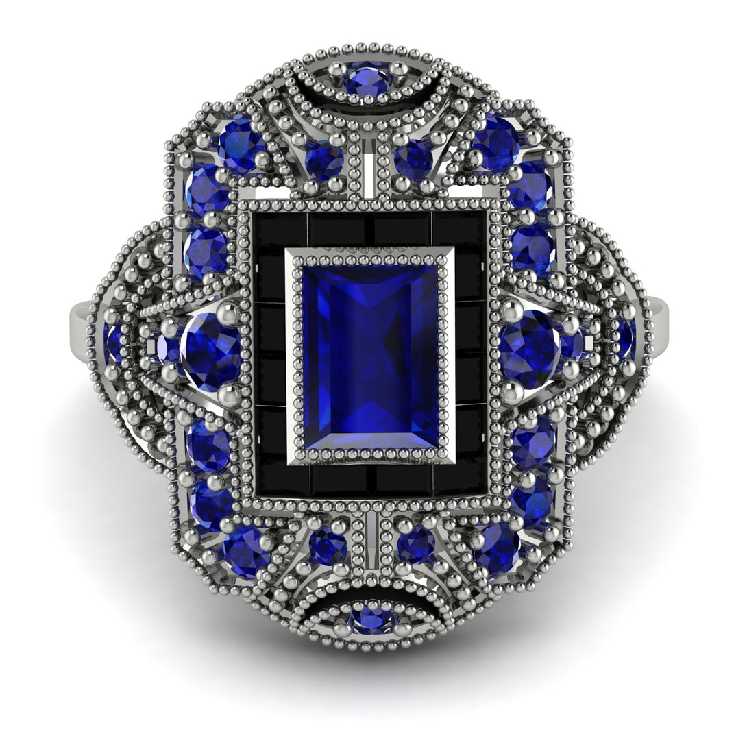Victorian Gold Ring With Sapphire - Janice No. 45