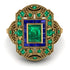 Victorian Gold Ring With Emerald - Janice No. 64 image 3