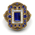 Victorian Gold Ring With Sapphire - Janice No. 13 image 3