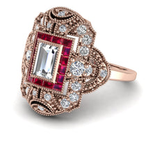 Victorian Gold Ring With Diamond - Janice No. 47 image 1