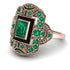 Victorian Gold Ring With Emerald - Janice No. 35 image 1