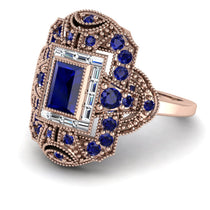 Victorian Gold Ring With Sapphire - Janice No. 14 image 1