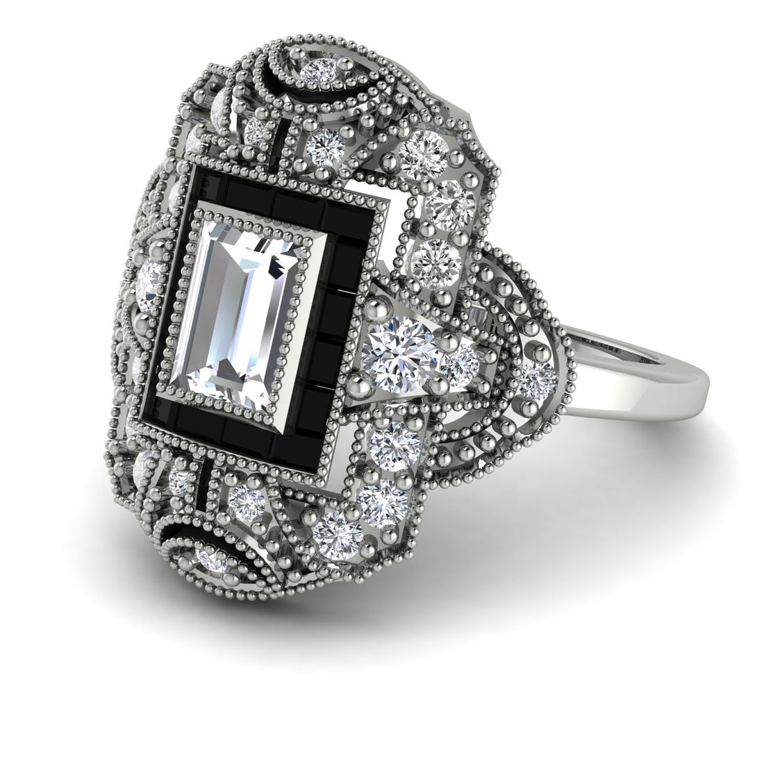 Victorian Gold Ring With Diamond - Janice No. 33