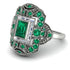 Victorian Gold Ring With Emerald - Janice No. 6 image 1