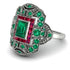Victorian Gold Ring With Emerald - Janice No. 51 image 1