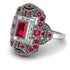 Victorian Gold Ring With Ruby - Janice No. 12