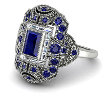 Victorian Gold Ring With Sapphire - Janice No. 15 image 1
