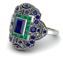 Victorian Gold Ring With Sapphire - Janice No. 30 image 1