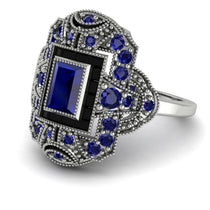 Victorian Gold Ring With Sapphire - Janice No. 45 image 1