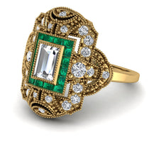 Victorian Gold Ring With Diamond - Janice No. 16 image 1
