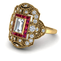 Victorian Gold Ring With Diamond - Janice No. 46 image 1