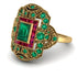 Victorian Gold Ring With Emerald - Janice No. 49