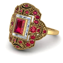 Victorian Gold Ring With Ruby - Janice No. 10 image 1