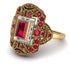 Victorian Gold Ring With Ruby - Janice No. 10
