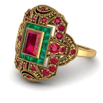 Victorian Gold Ring With Ruby - Janice No. 25 image 1