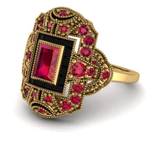 Victorian Gold Ring With Ruby - Janice No. 40 image 1