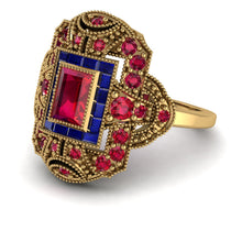 Victorian Gold Ring With Ruby - Janice No. 70 image 1