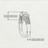 Diamond Eternal Embrace Milgrain Engagement Ring - Fernanda No. 18 image 4