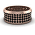 Black Diamond Filigree Pave Band - Briar No. 8