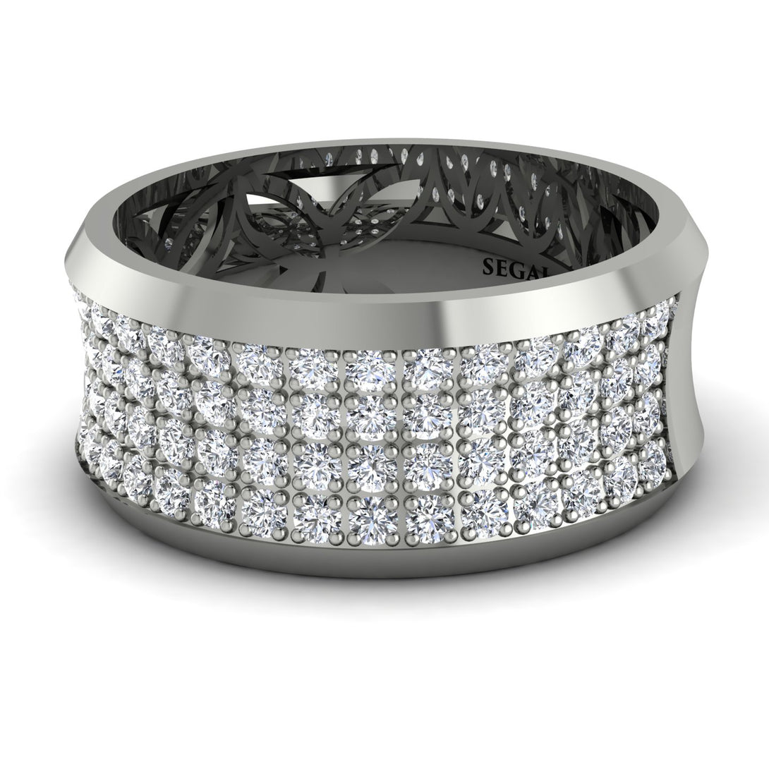 Diamond Filigree Pave Band - Briar No. 3