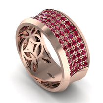 Ruby Filigree Pave Band (4)