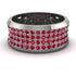 Ruby Filigree Pave Band - Briar No. 12