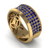 Sapphire Filigree Pave Band - Briar No. 13
