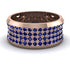Sapphire Filigree Pave Band - Briar No. 14