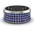 Sapphire Filigree Pave Band - Briar No. 15