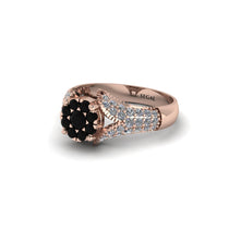 Diamond Floral Cluster Engagement Ring - Penelope No. 8 image 1
