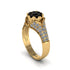 Diamond Floral Cluster Engagement Ring - Penelope No. 7 image 2