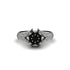 Diamond Floral Cluster Engagement Ring - Penelope No. 9