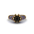 Sapphire Floral Cluster Engagement Ring - Penelope No. 67 image 3