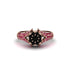 Ruby Floral Cluster Engagement Ring - Penelope No. 53 image 3